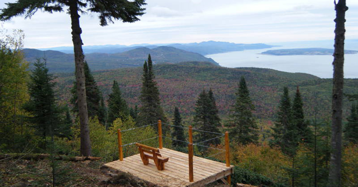 Sentier Gabrielle-Roy-Belvedere trail